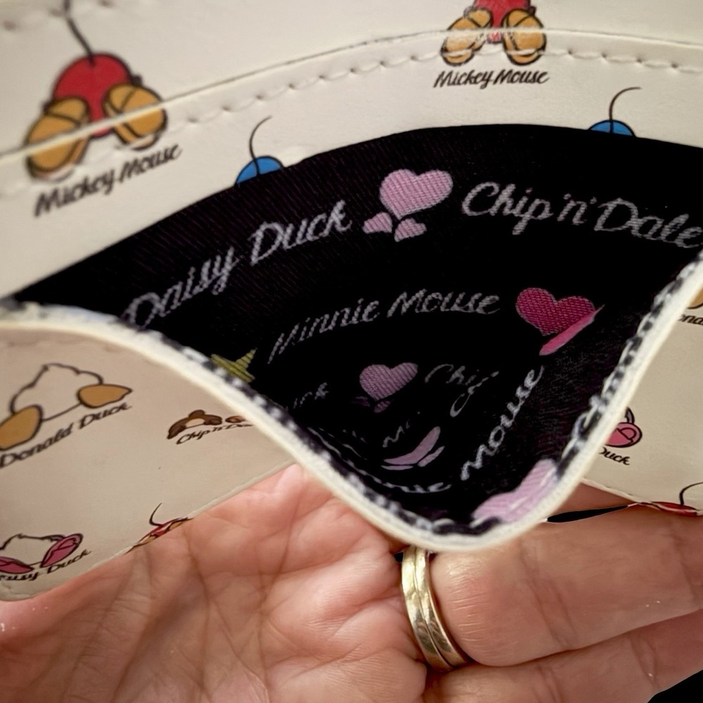 Loungefly Disney Mickey & Friends Bottoms Cardholder Minnie Donald Daffy Daisy - Picture 4 of 7